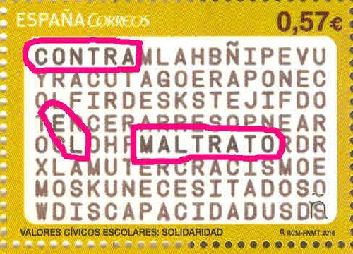 2016-09-21. Valores Civicos Escolares. Solidaridad. Sello 3. Contra el maltrato. Marcado. Baja.jpg