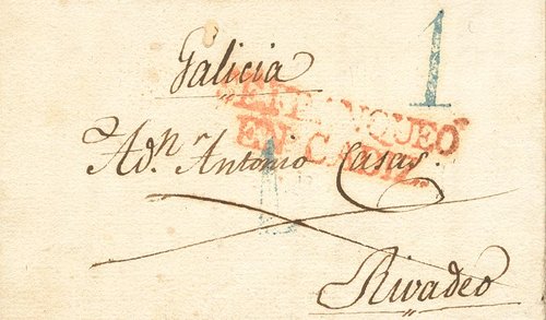 1824, Cadiz a Rivadeo