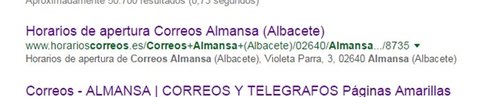 oficina correos almansa