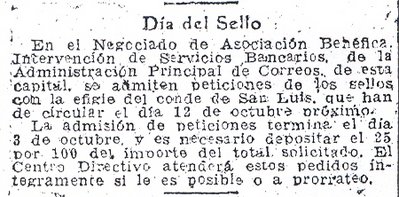 ABC. Sevilla. 1945-10-02. Página 29. Día del Sello 1945. Detalle.jpg