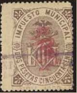 VALENCIA 2,50 pt creo que de 1909
