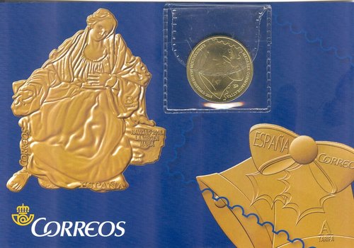 Correos. Tarjeta postal Navidad 2016. Tarjeta regalo medalla. Anverso. Baja.jpg