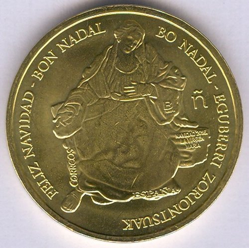 Correos. Tarjeta postal Navidad 2016. Medalla. Anverso. Baja.jpg