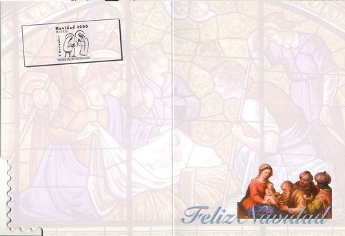 Correos. Tarjeta postal Navidad 2016. Navidad 2000 35 pesetas. Tarjeta. Interior. Baja.jpg