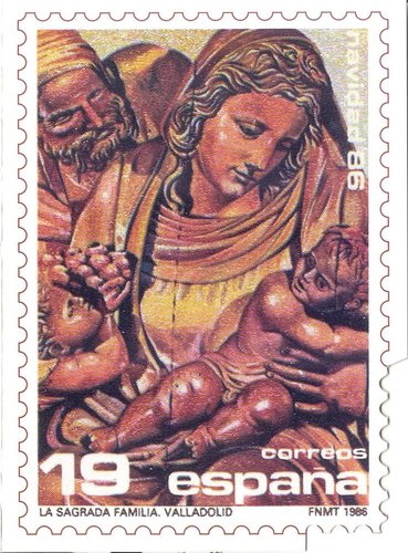 Correos. Tarjeta postal Navidad 2016. Navidad 1986 19 pesetas. Tarjeta. Exterior 1. Baja.jpg