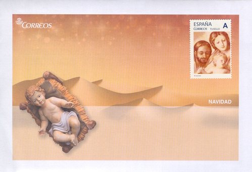 Correos. Tarjeta postal Navidad 2016. Navidad 1959 1 peseta. Sobre. Baja.jpg