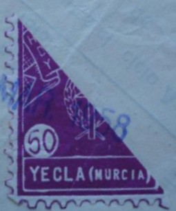 YECLA bisectado 50 cts 1958