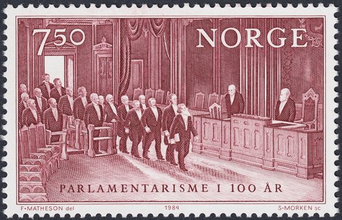 1984_Noruega_Parlamentarismo 100 años.jpg