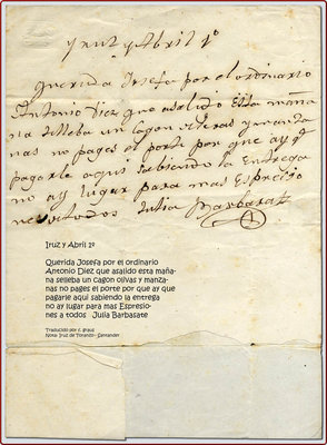 1.854 Iruz de Toranzo a Burgos, texto