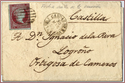 1.855 Caldas de Reis, antes de la emisión