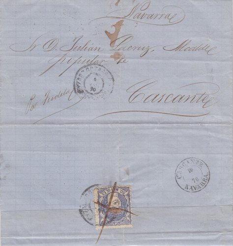 1870-10-10 FITERO A CASCANTE matasellos plumilla AMBULANTE 2 EXPED ZARAGOZA A PAMPLONA.jpg