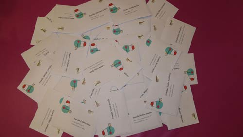 cartas con sellos, si señor