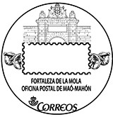 matasellos turistico mahon la mola
