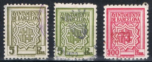 BARCELONA, escudo octogonal