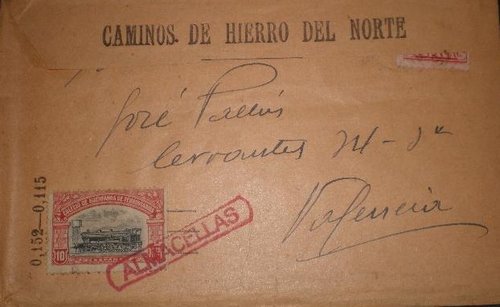 ALMACELLAS, sobre Caminos de hierro del Norte