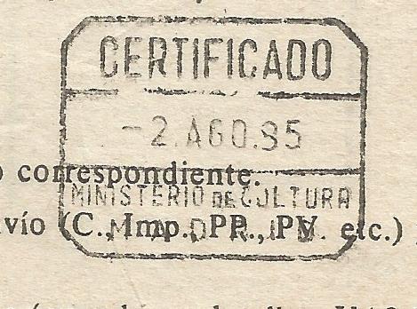 ministerio de cultura certificado