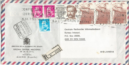 dirección general policia- rodillo y certificado