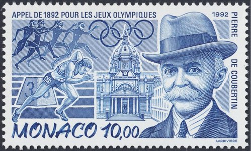 1992_Mónaco_Pierre de Coubertin.jpg