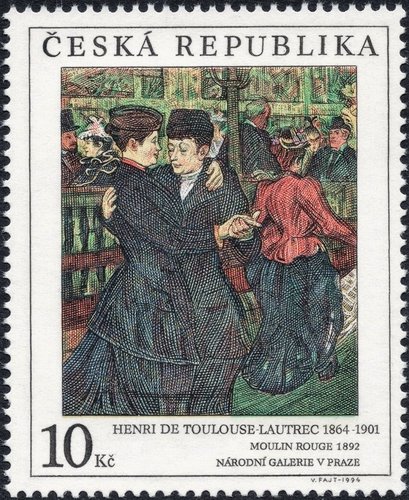1994_Checoslovaquia_Toulouse-Lautrec_Moulin Rouge 1892.jpg