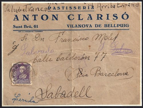 VILANOVA de BELLPUIG en negro