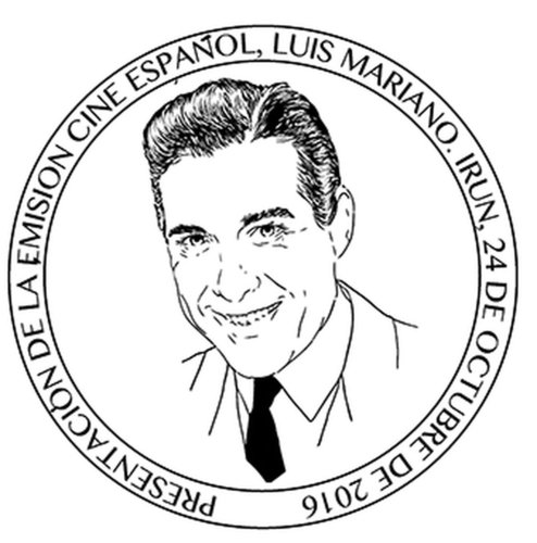 2016-10-24. Cine Español. Amparo Rivelles y Luis Mariano. Luis Mariano. Presentación. 2016-12-27. Matasellos. Boceto. Baja.jpg