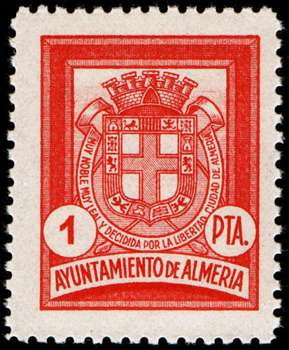 ALMERIA escudo heraldico 1 pt