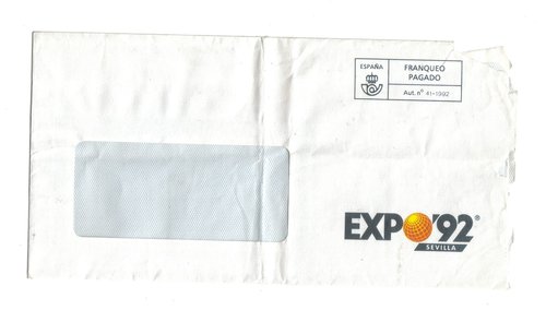 anverso sobre original expo 92 pase inauguracion.jpg