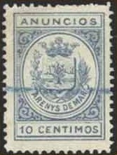 ARENYS de MAR 10 cts gris Anuncios