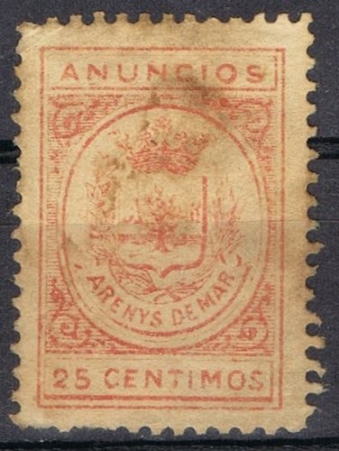 ARENYS de MAR 25 cts naranja Anuncios