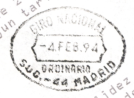 Fechador. Giro Nacional. Ordinario. Suc-44 madrid. 1994-02-04.jpg