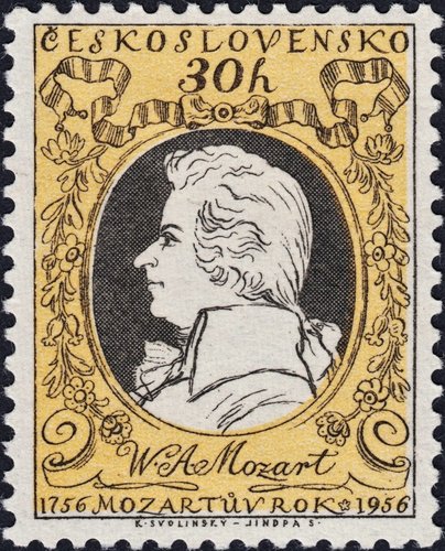 1956_Checoslovaquia_Bicentenario de Mozart_30h_Mozart.jpg