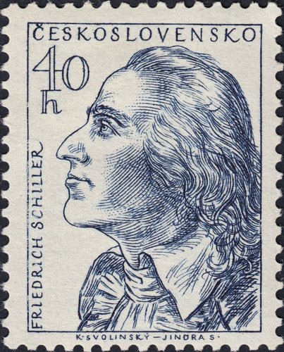 1955_Checoslovaquia_Retratos_Friedrich von Schiller.jpg