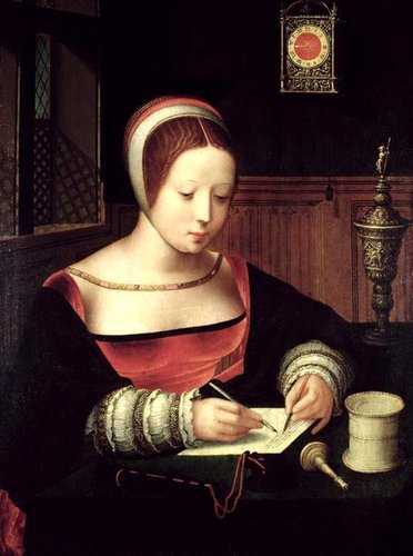 México - Museo Soumaya - La Magdalena - 016 - MMF - Mujer escribiendo.jpg