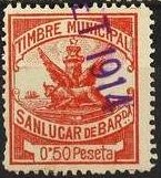 SANLUCAR 50 cts rojo
