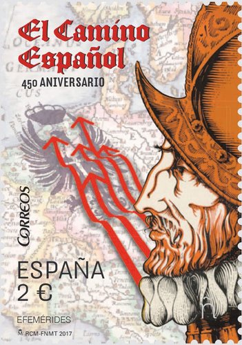 2017-02-23. Efemérides. 450 Aniversario. El Camino Español. Boceto. Baja.jpg