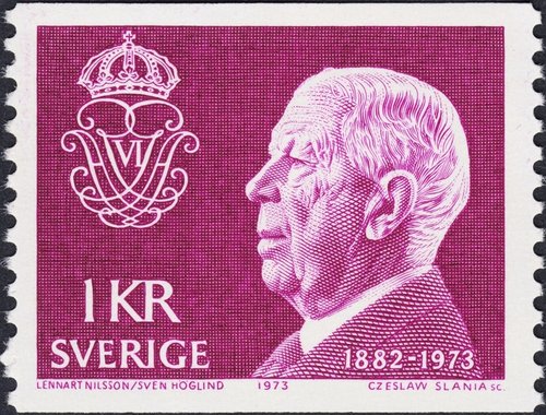1973_Suecia_Rey Gustavo Adolfo VI_1.00.jpg