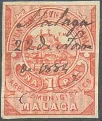 MALAGA 1 pts sd 1884