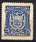 MALAGA 25 cts azul