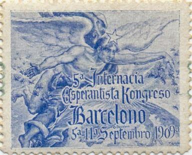 Barcelona Esperanto 1909 azul