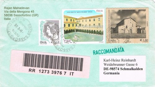 Carta de SASSOFORTINO (Italia) 2008