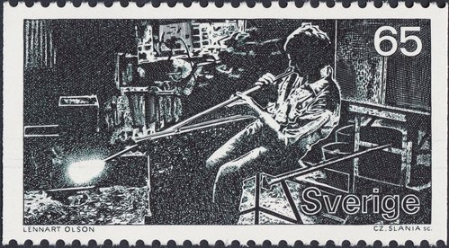 1972_Suecia_Artesanía del vidrio.jpg