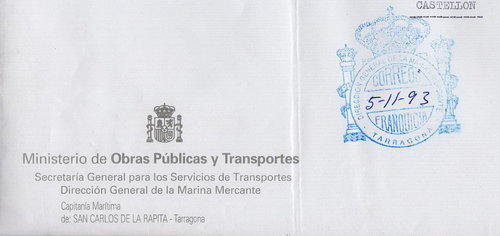 FRAN MIN Tarragona Direccion Gral Marina Mercante 1993.jpg