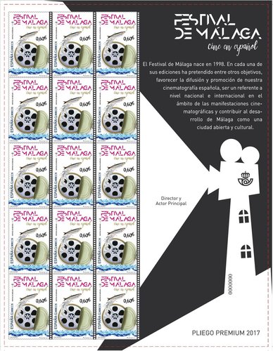 2017-03-17. Cine Español. Festival de Málaga. Pliego Premium. Boceto. Baja.jpg