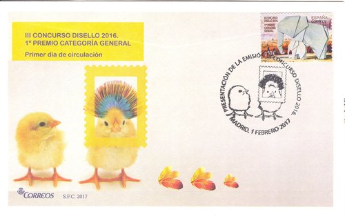2017-02-01. Disello. Categorías general y juvenil. Presentación. 2017-02-08. Categoría general. Sobre matasellado. Baja.jpg
