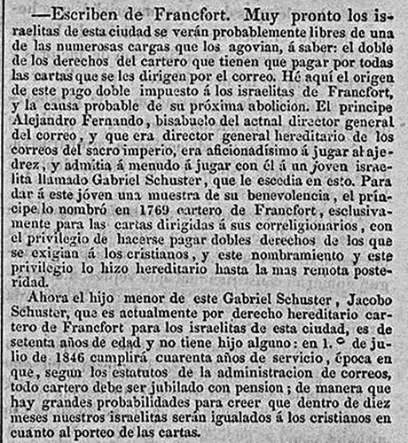 20 El Español 17 09 1845 Correo Israelitas en Frankfurt.jpg