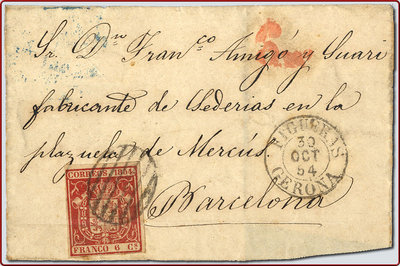 1854 Figueras a Barcelona