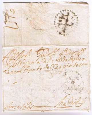 Sin Fecha ni origen, marca de Madrid en destino PE111.jpg