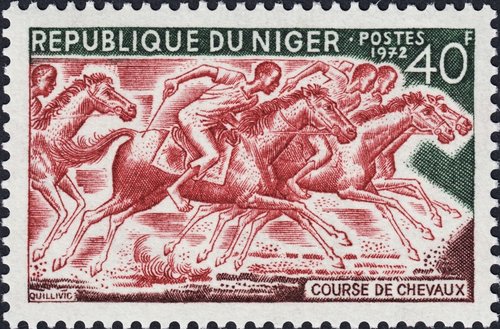 1972_Níger_Carrera de caballos.jpg