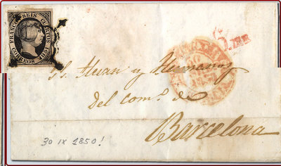 (1850) - 1851 Mazarron, Cartagena a Barcelona