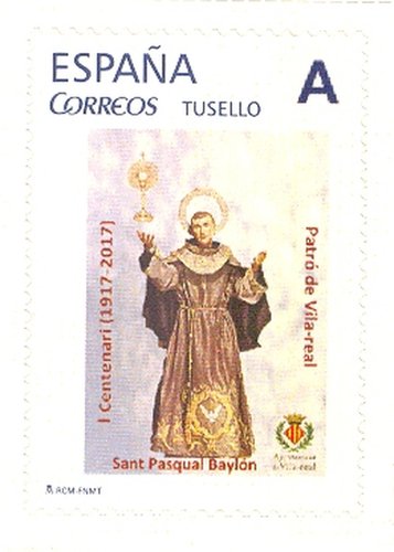 Sello personalizado.Vila-real. 2017. Sant Pasqual Baylón. Baja.jpg